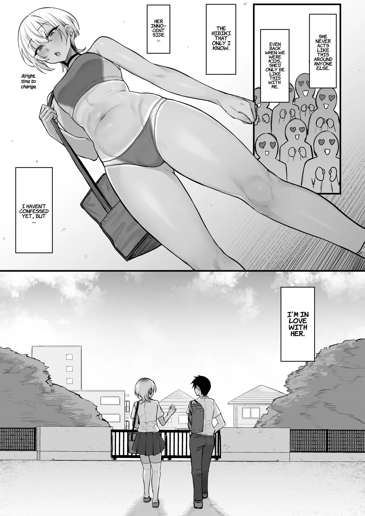 Hentai Manga Comic-The Secret Thing My Tomboyish Childhood Friend From The Track Team Does That She Can't Tell Anyone About.-Read-6